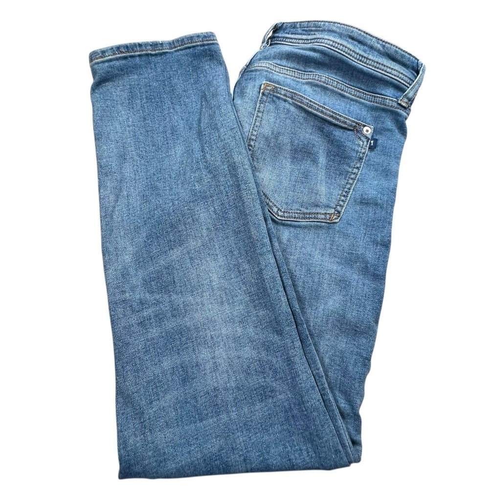 Anthropologie Pilcro Womens 28 Slim Boyfriend Medium Wash Mid Rise Stretch Jeans